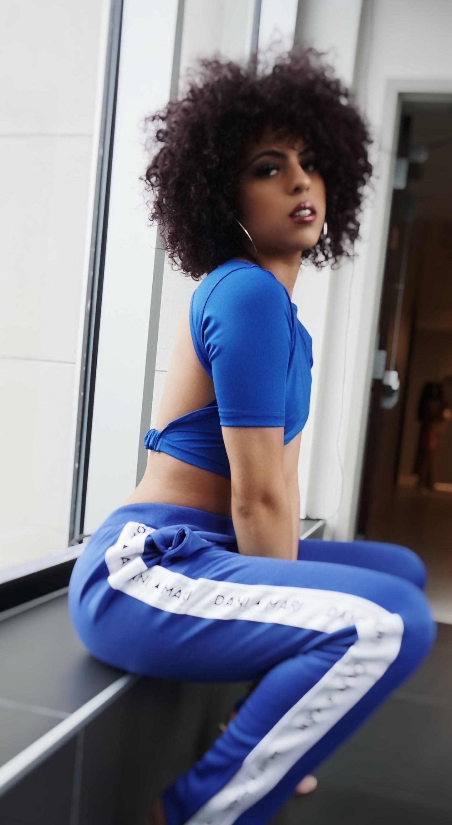 Royal Blue Crop